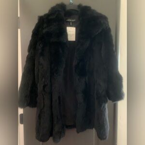 Natural Rabbit Fur Coat